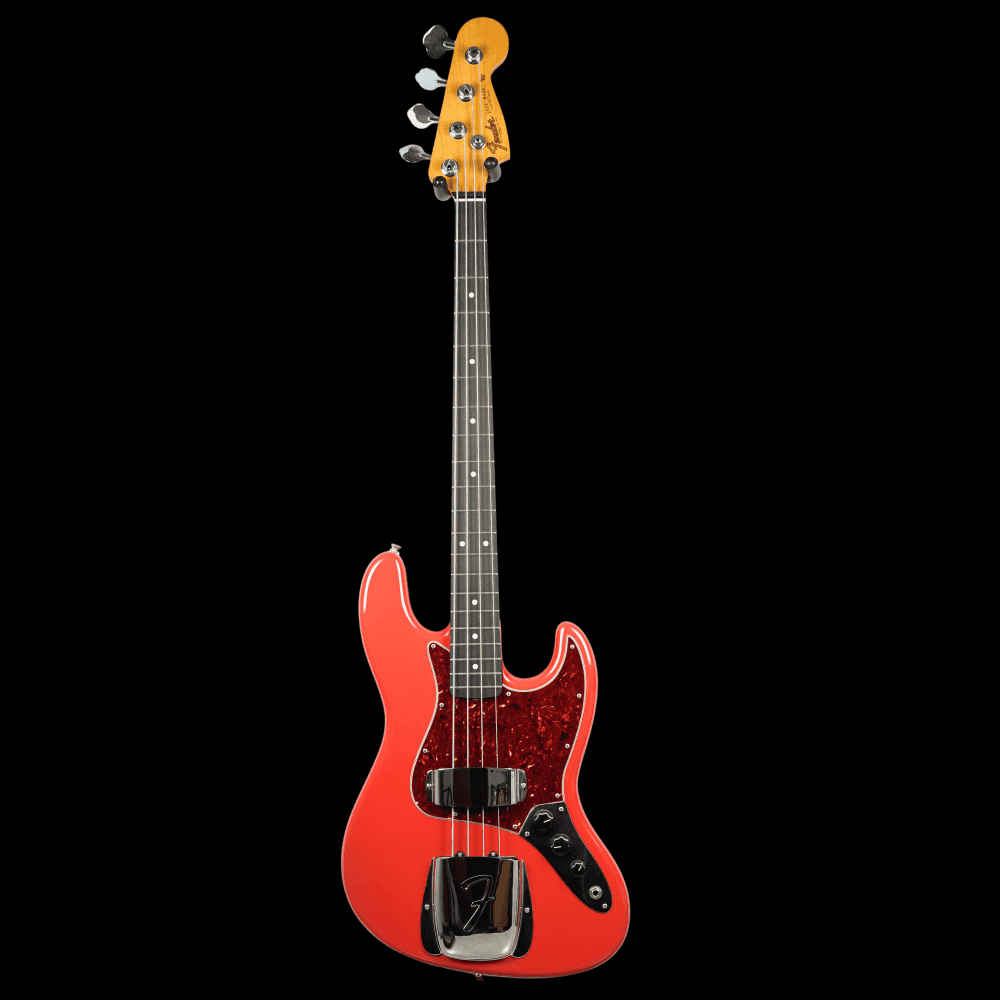 Partscaster Jazz Bass, Fiesta Red (Pre-Owned)