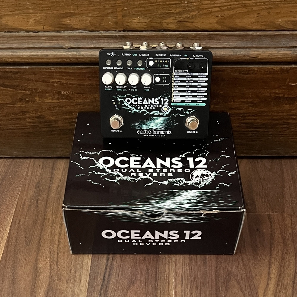 Electro Harmonix Oceans 12 Reverb Pedal (Pre-Owned)