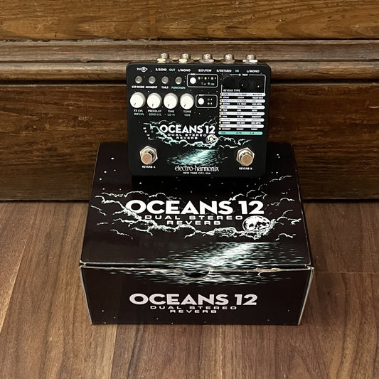 Electro Harmonix Oceans 12 Reverb Pedal (Pre-Owned)