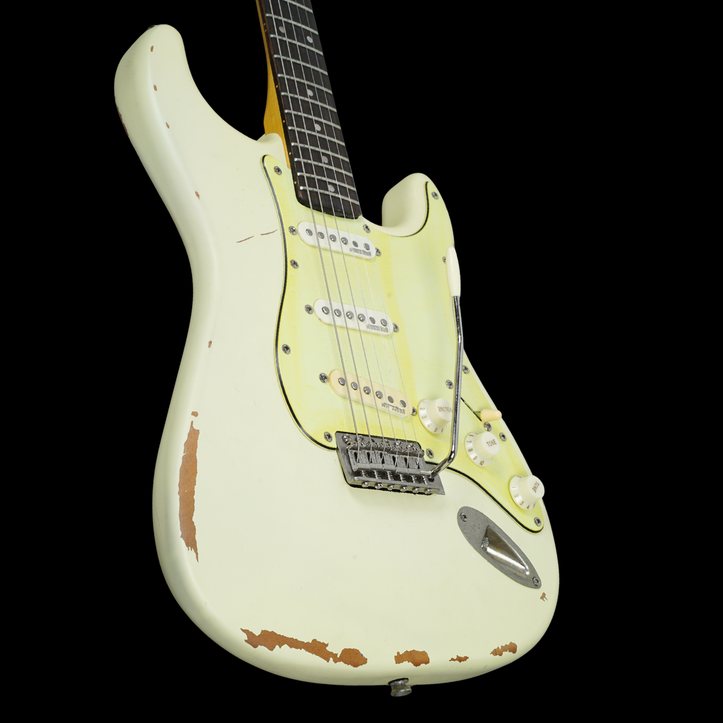 Vintage V6 Thomas Blug Signature Stratocaster, Vintage White (Pre-Owned)