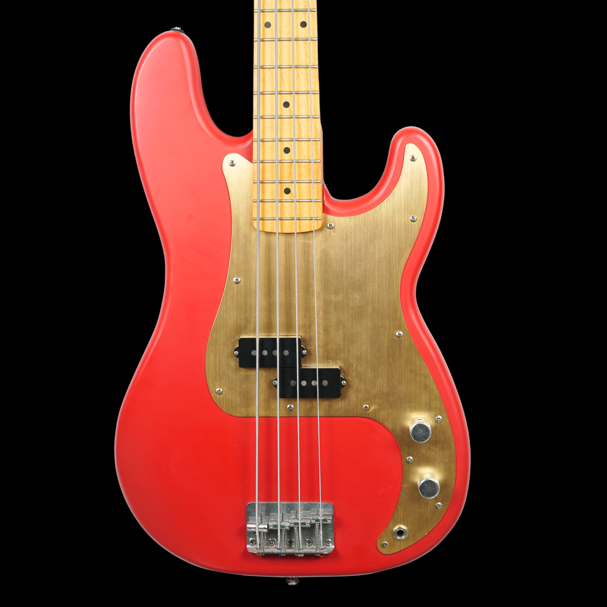 Squier 40th Anniversary Precision Bass, Satin Dakota Red (Pre-Owned)