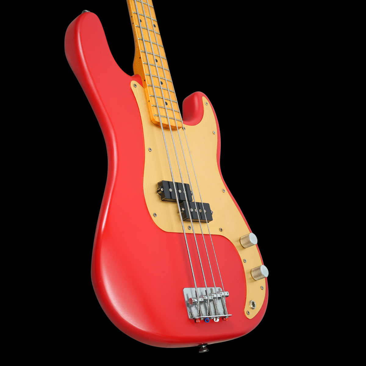 Squier 40th Anniversary Precision Bass, Satin Dakota Red (Pre-Owned)