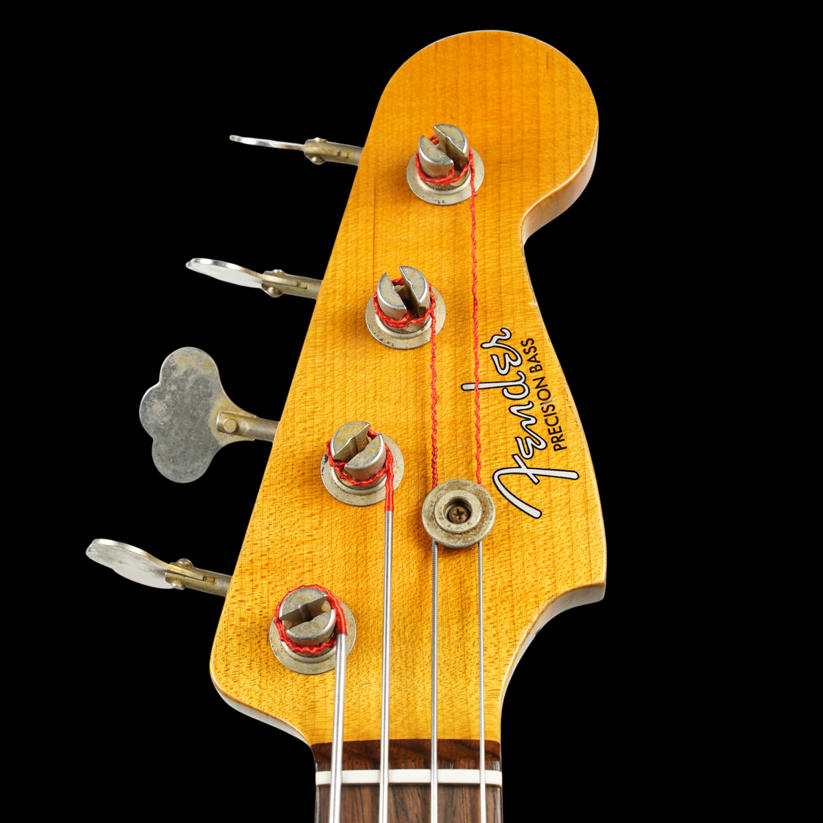 Fender Custom Shop 1960 Fender P Bass Relic, White over Sunburst (Pre-Owned)