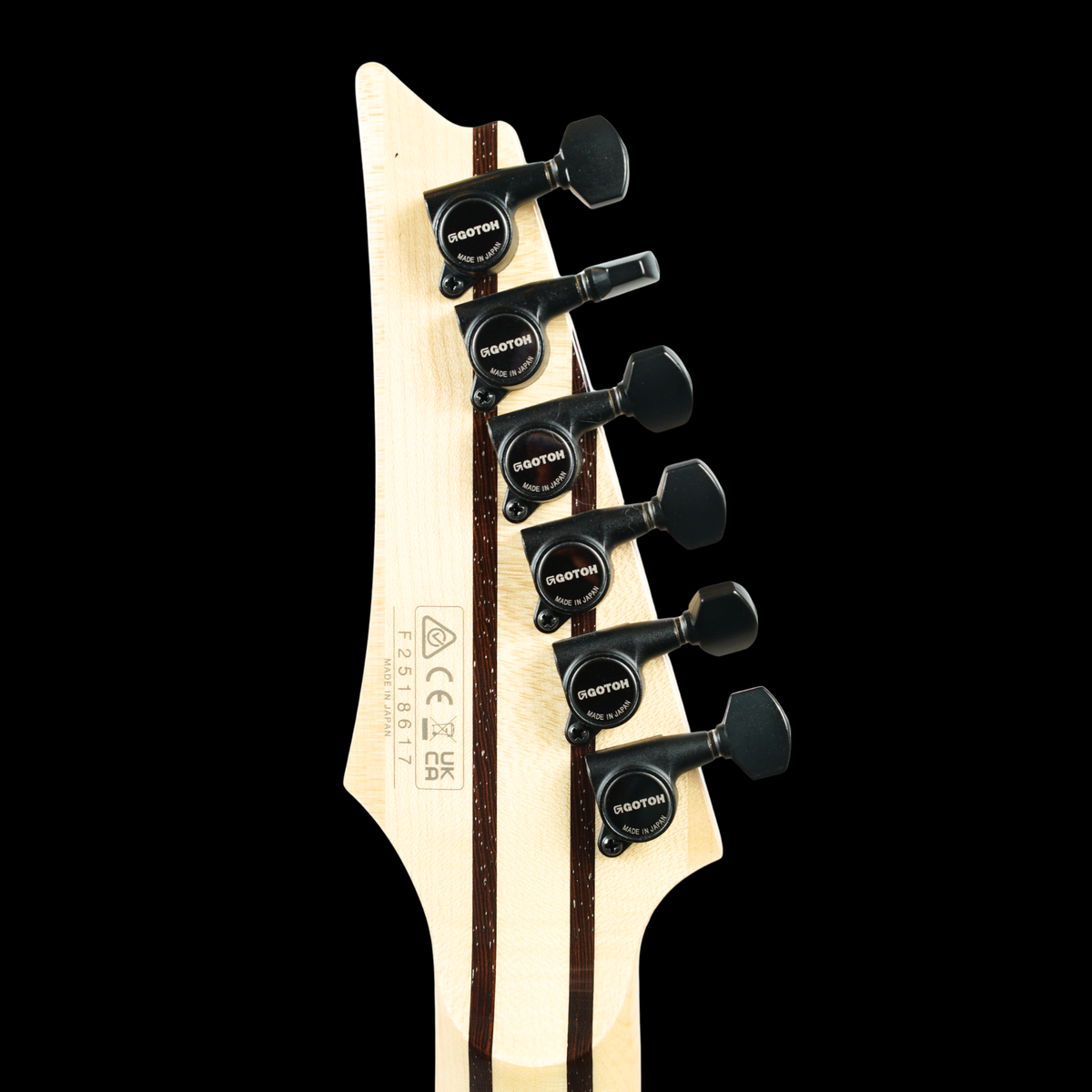 Ibanez J-Custom RG8620AH BQZ, Black Quartz (Pre-Owned)