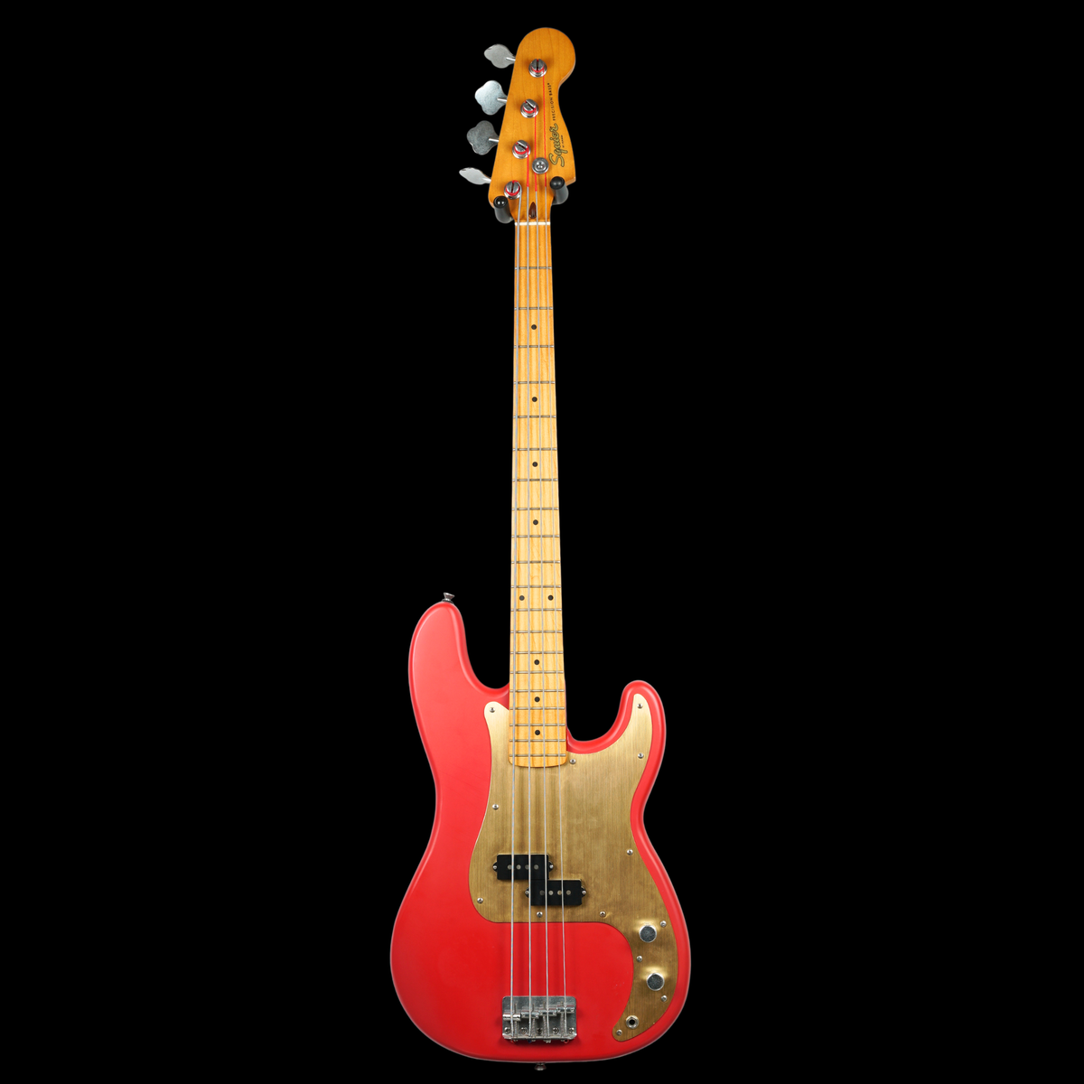 Squier 40th Anniversary Precision Bass, Satin Dakota Red (Pre-Owned)