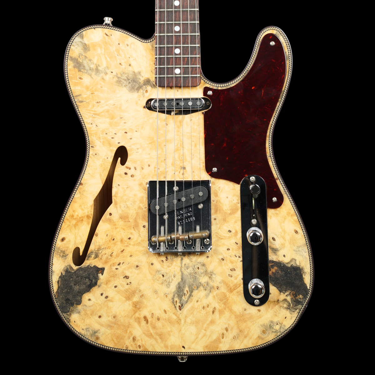 Fender Custom Shop Esquire Telecaster, Artisan Buckeye Burl (Pre-Owned) RESERVED
