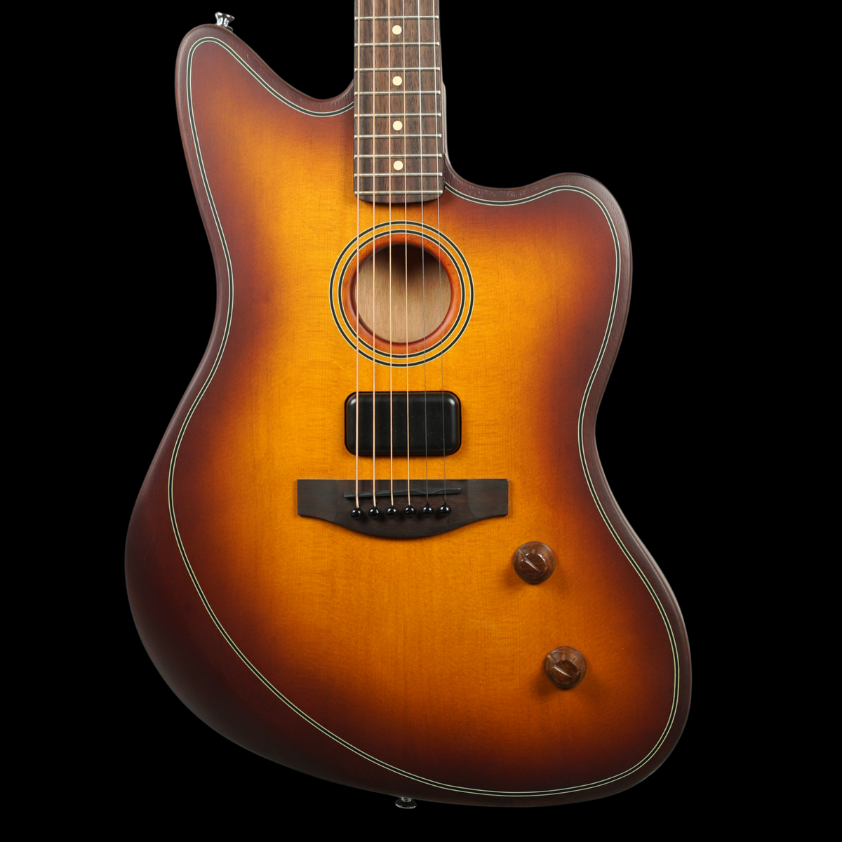 Fender Acoustasonic Standard Jazzmaster Honey Burst (Pre-Owned)