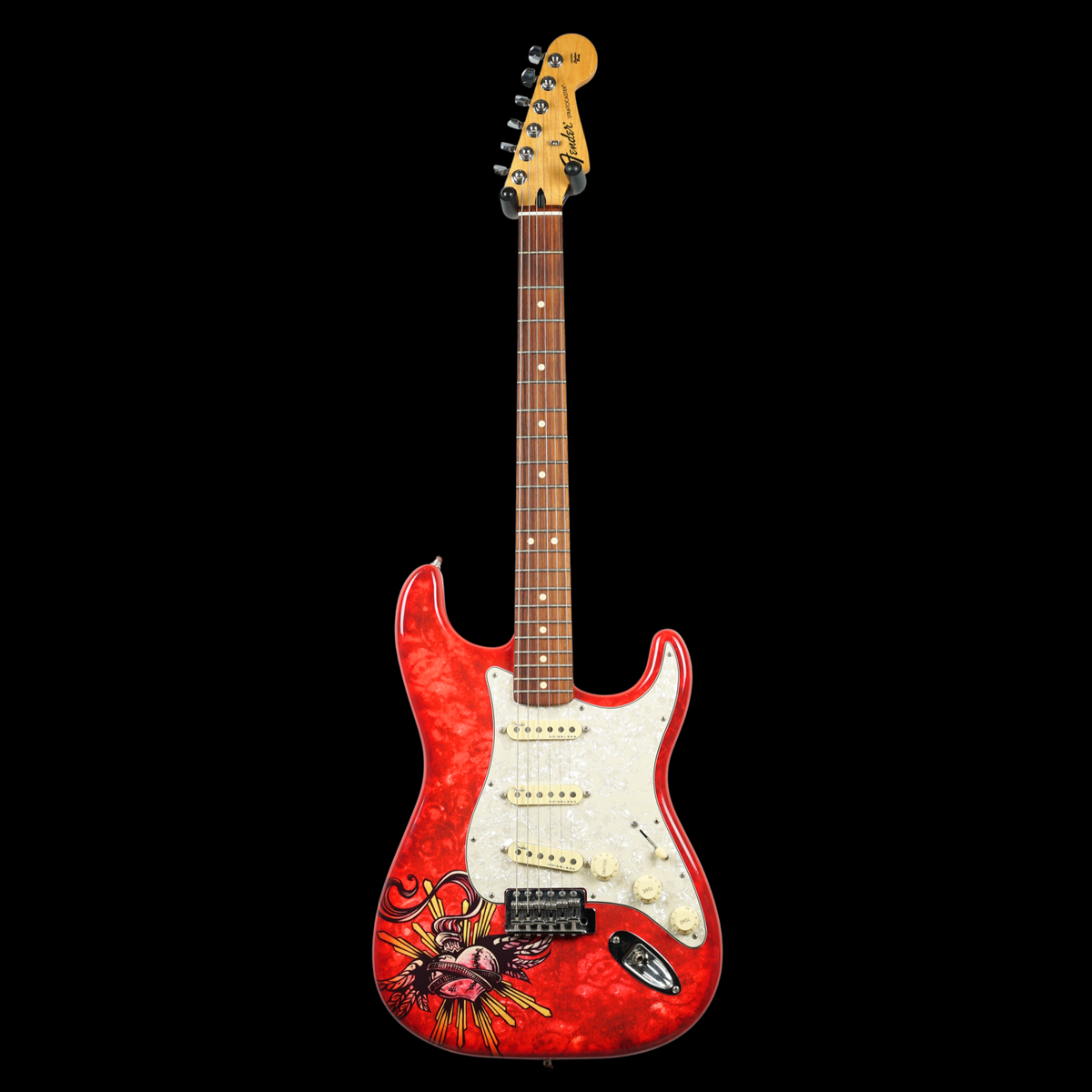 Fender 2015 Special Edition David Lozeau "Sacred Heart" Stratocaster w/ Custom Landau Ultra Noiseless Pickups (Pre-Owned)