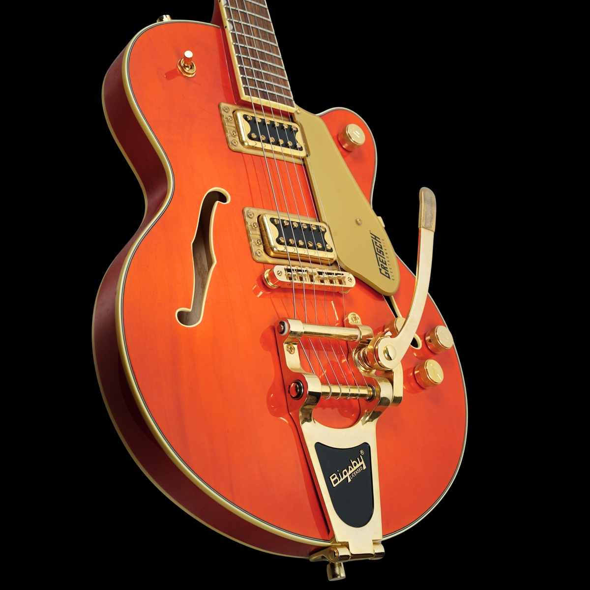 Gretsch G5655TG Electromatic Center block Jr Single Cut, Orange Stain (Pre-Owned)