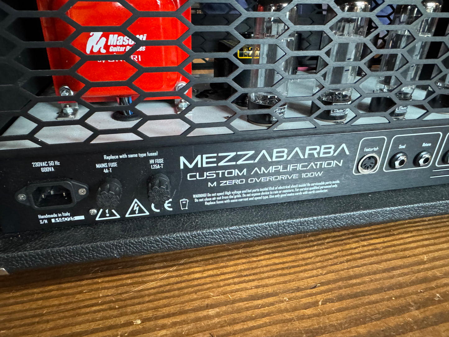 Mezzabarba M Zero Overdrive 2 Channel 100W Tube Amplifier Head