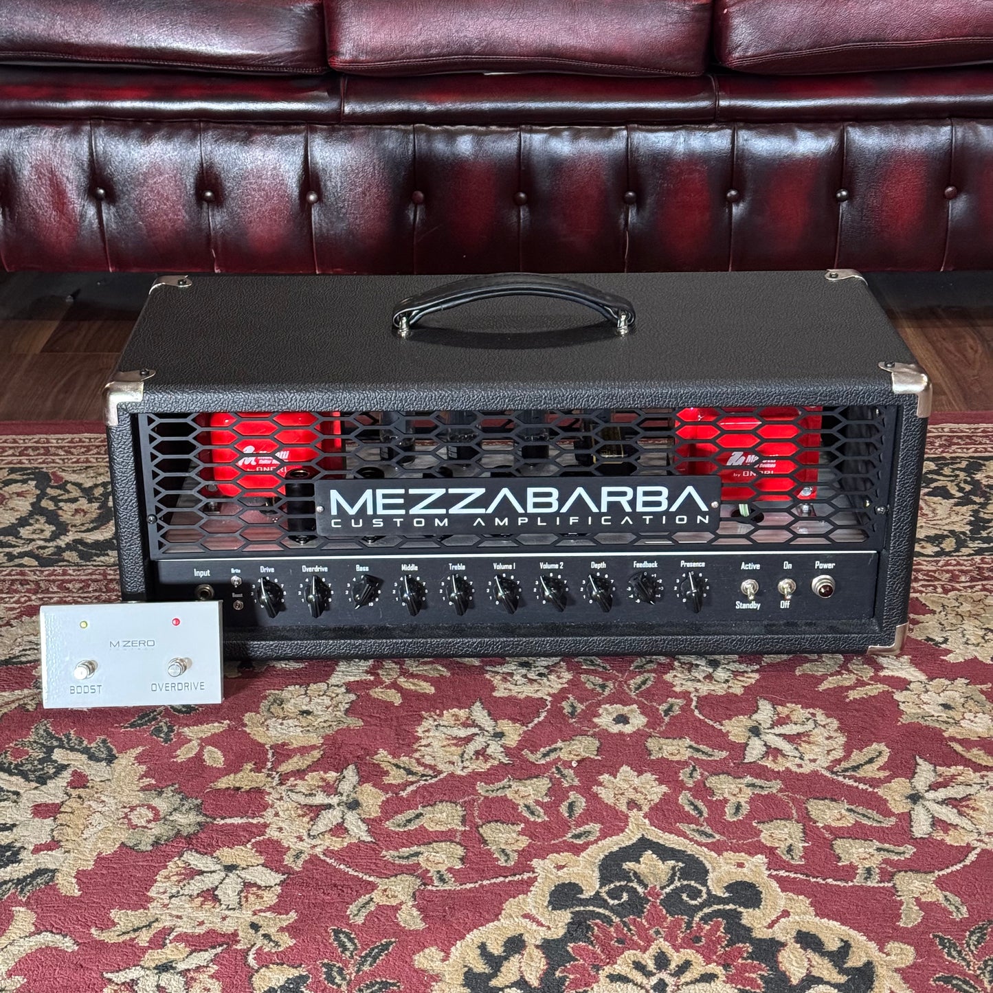 Mezzabarba M Zero Overdrive 2 Channel 100W Tube Amplifier Head