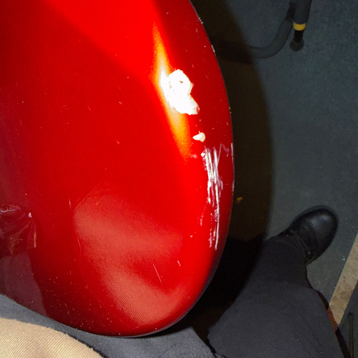 Squier 1996 Jazz Bass Made in China, Candy Apple Red (Pre-Owned)