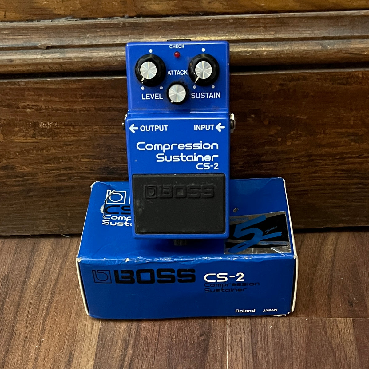 Boss CS-2 Compression Sustainer Black Label 1988 (Pre-Owned)