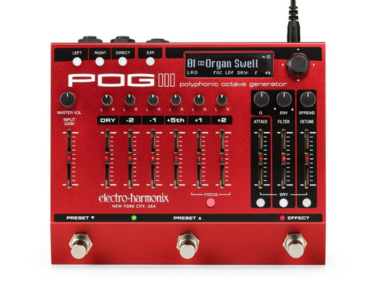 Electro Harmonix POG3 Polyphonic Octave Generator Pedal