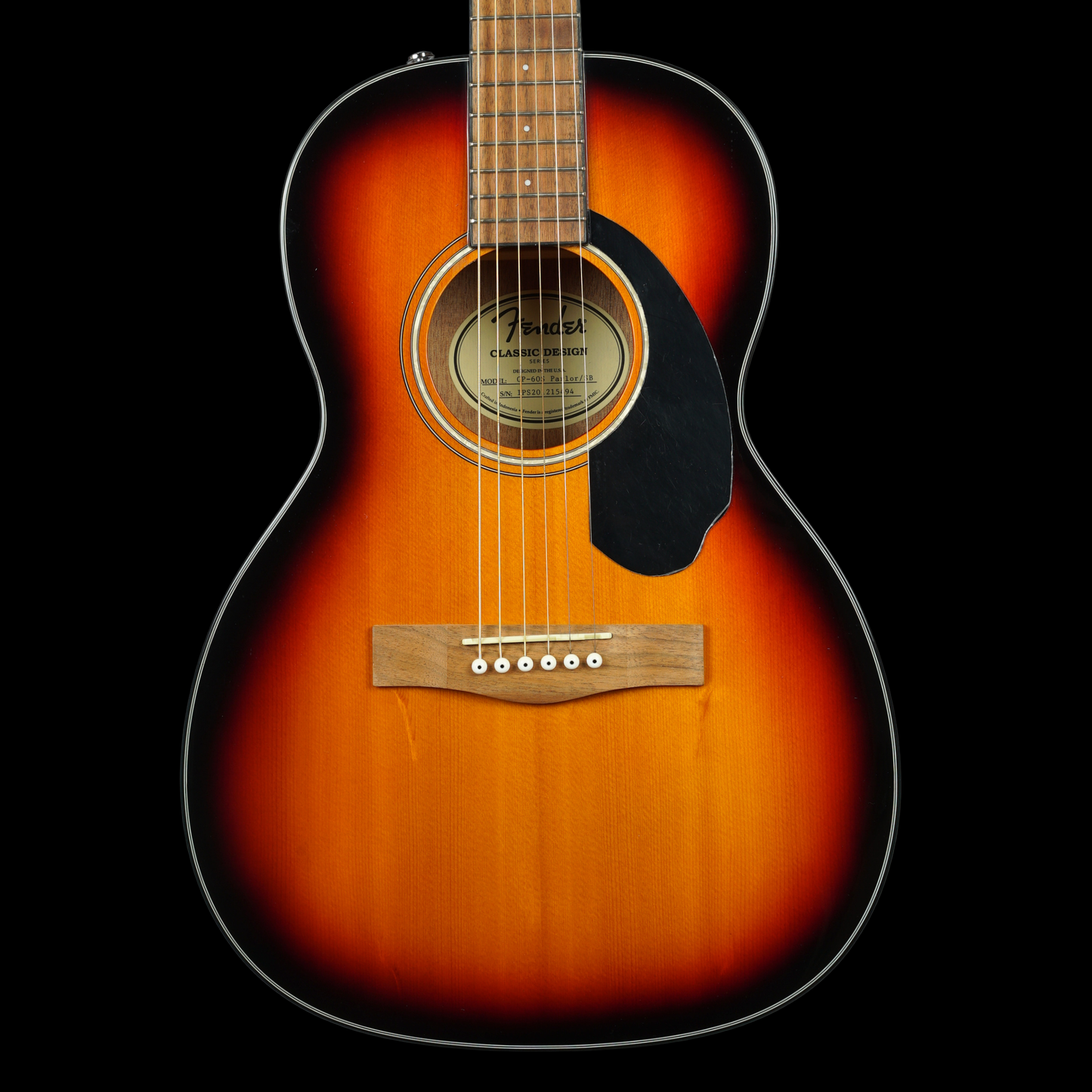 Fender CP-60S Parlour, Sunburst (Pre-Owned)