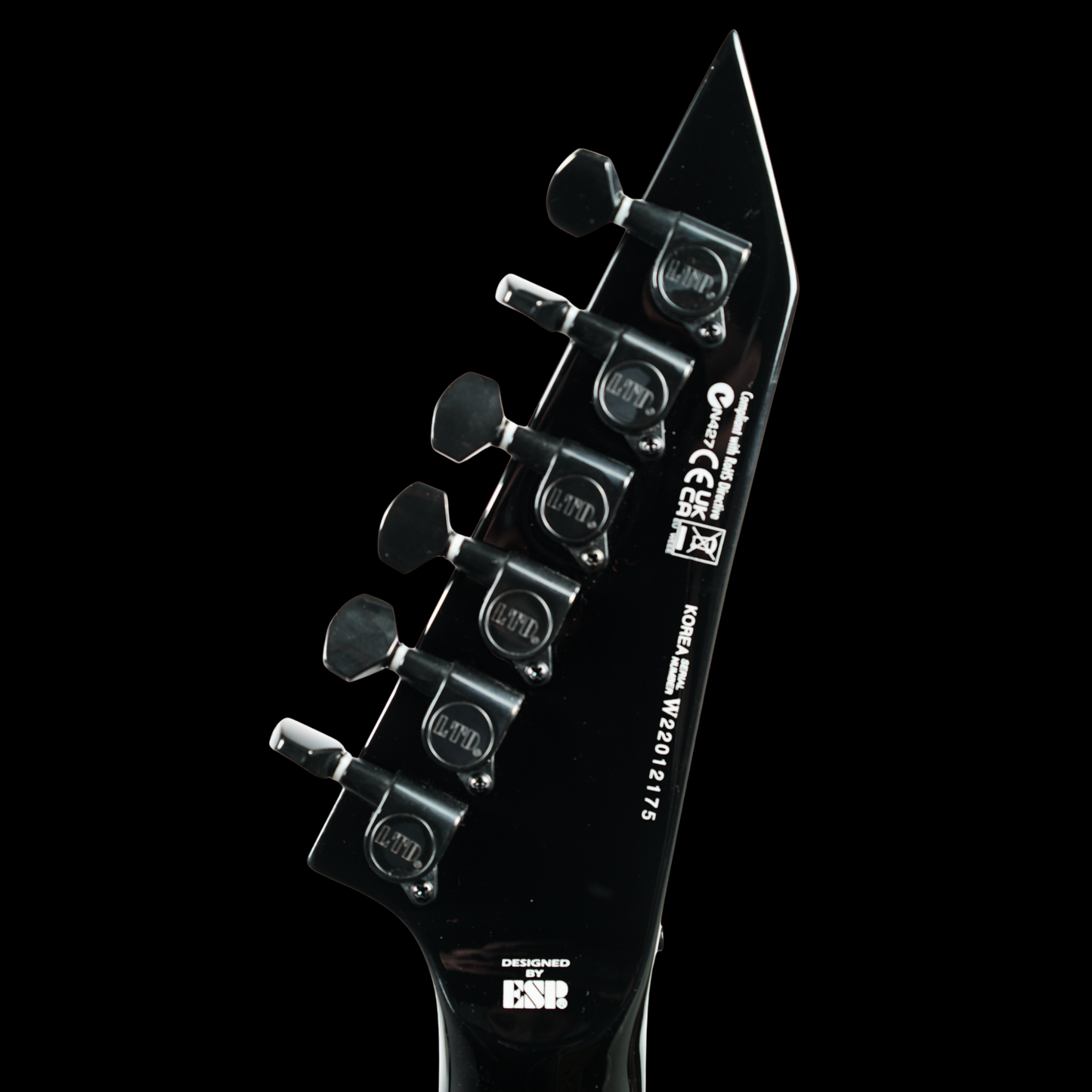 ESP LTD H-602 Kirk Hammett Signature, Gloss Black (Pre-Owned)