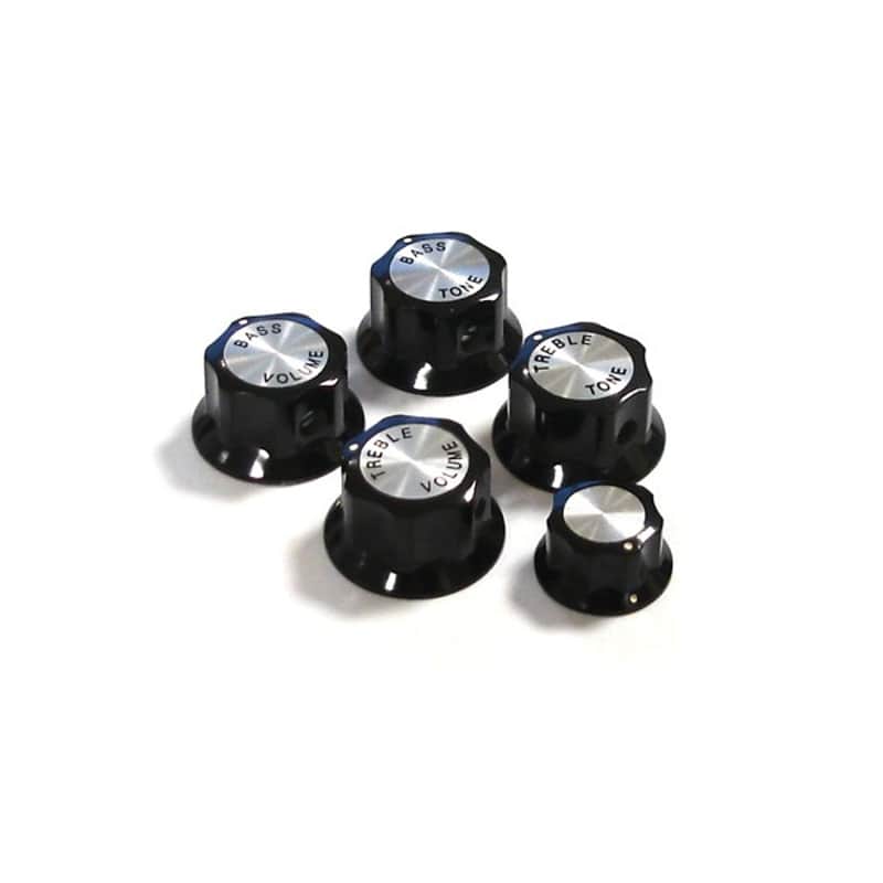 Rickenbacker Standard Control Knob Set of 5 (03569)