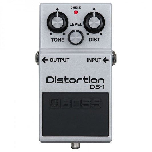 Boss DS-1 Distortion Pedal (White)
